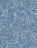 Wilmington Prints Del Mar Batiks Pointillist Scroll Blue/Tan