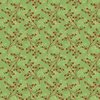 Studio E Fabrics Snow Place Like Home Flannel Tossed Sprigs Green