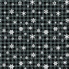 Michael Miller Fabrics Oh Deer Winter is Here Falling Snowflakes Denim