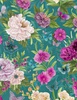 Wilmington Prints Midnight Garden Large Floral All Over Teal
