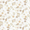 P&B Textiles Sea Whispers Tossed Shells White