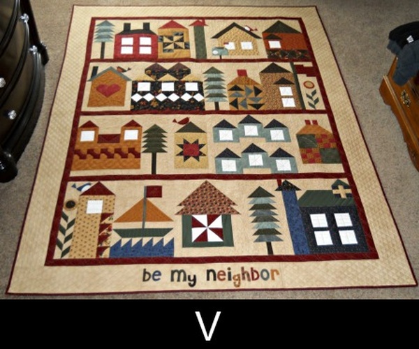 Moda Be My Neighbor ShowandTell Quilt Show Winners