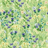Clothworks Springtime Wildflowers Lime