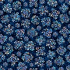 QT Fabrics Mosaic Blooms Tossed Floral Navy