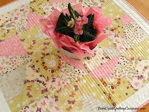 Bunny Garden Table Topper Tutorial