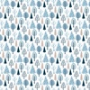 Riley Blake Designs Winter Magic Trees White