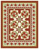 Northcott Holiday Bouquets Whole Cloth Quilt Panel