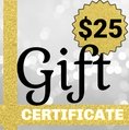 $25 Gift Certificate