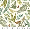 Northcott Wild Harvest Large Ferns Cream
