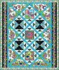 Rainbow Flight (Teal) Free Quilt Pattern