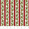 Northcott Holiday Joy Holly Stripe Cream/Multi