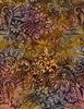 Wilmington Prints Copper Mountain Batiks Dots and Leaves Multi