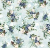 Hoffman Fabrics Forest Fawn Berries and Pinecones Sky