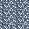 Lewis and Irene Fabrics Evenfall Moonflower Midnight Blue