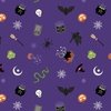 Lewis and Irene Fabrics Cast A Spell Spooky Halloween Purple