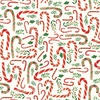 P&B Textiles Christmas Miniatures III 4-way Candy Canes Cream