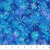 Northcott Midwinter Magic Snowflakes Medium Blue/Multi