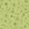 Maywood Studio Kimberbell Basics Swirl Floral Green