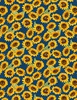 Wilmington Prints Gnome-kin Patch Sunflower Toss Navy