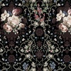Studio E Fabrics Art of Midnight Floral Medallion Midnight