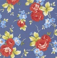Moda Rosie 108 Inch Wide Backing Fabric Country Rose Denim Jeans