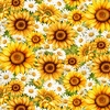 Timeless Treasures You Are My Sunshine Packed Daisies & Sunflowers Sunflower