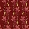 Andover Fabrics Dahlia Tree Moss Crimson