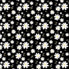 Benartex Delightful Daisies Daisy Love Black
