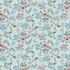 Henry Glass Norwegian Forest Tender Vines Pale Blue