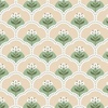 Cloud9 Fabrics Vintage Charm Rosie Tan/Turquoise