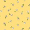 Andover Fabrics Flutter Daisies Yellow