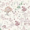 Benartex Sweet Meadow Gazebo Garden Cream