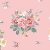 Maywood Studio La Fleur Flannel Bouquets Pink