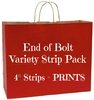 End of Bolt Variety Strip Pack - 4" PRINTS
