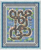 QT Fabrics Turbo Tykes Racetrack Playmat Panel Blue