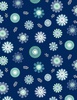Wilmington Prints Windsong Meadows Blossoms Toss Navy