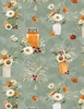 Wilmington Prints Harvest Blooms Harvest All Over Sage