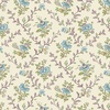 Andover Fabrics Ayla Lattice Flowers Azure