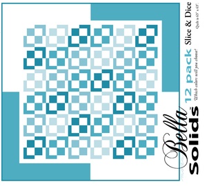 Slice and Dice - Moda 12 Pack Fat Quarter Free Pattern