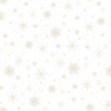 P&B Textiles Believe Snowflake Allover White/Cream