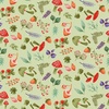 Studio E Fabric In The Thicket Tossed Mushrooms Green/Multi