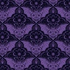 Lewis and Irene Fabrics Cast A Spell Floral Bat Purple