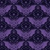 Lewis and Irene Fabrics Cast A Spell Floral Bat Purple