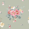 Maywood Studio La Fleur Flannel Bouquets Green