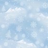 Benartex Woodland Wonderland Mountain View Light Blue