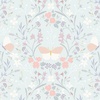 Lewis and Irene Fabrics Heart of Summer Floral Gathering Duck Egg Blue