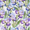 In The Beginning Fabrics Decoupage Iris Purple