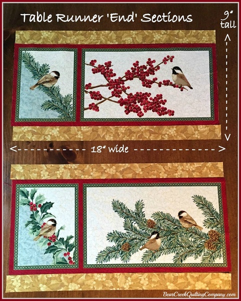 Chickadees and Berries Christmas Gift Trio Tutorial