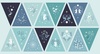 Lewis and Irene Fabrics A Winter's Moon Bunting Panel
