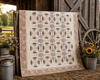 Pineapple Catnip Quilt Pattern - PDF DOWNLOAD